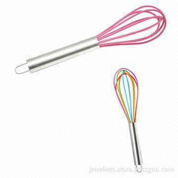 Durable Silicone Coated Wire Egg Whisk